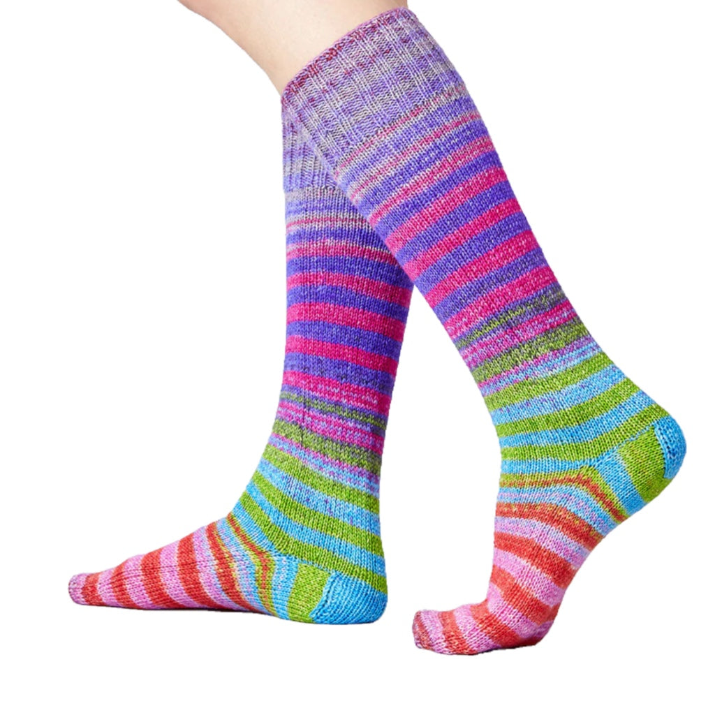 Uneek Sock 54 Purple Blue Kit