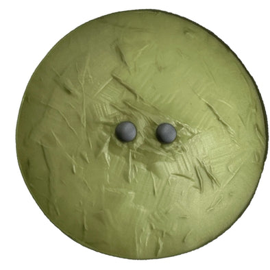 Button 410135 Dark Green Poly Round 60mm