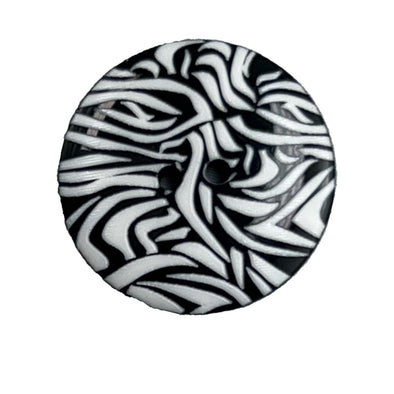 Button P731001/48 Zebra 32mm