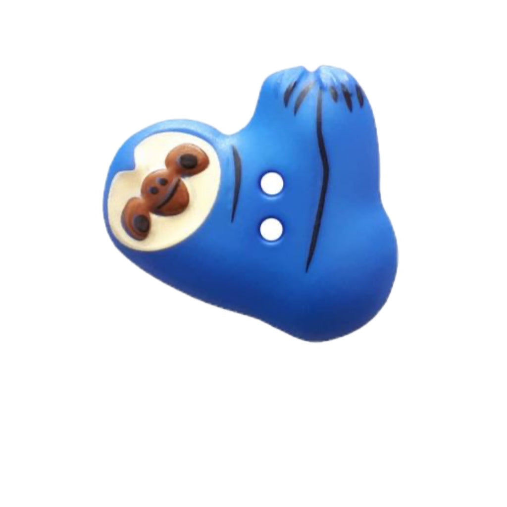 Button 341300 Blue Sloth 25mm