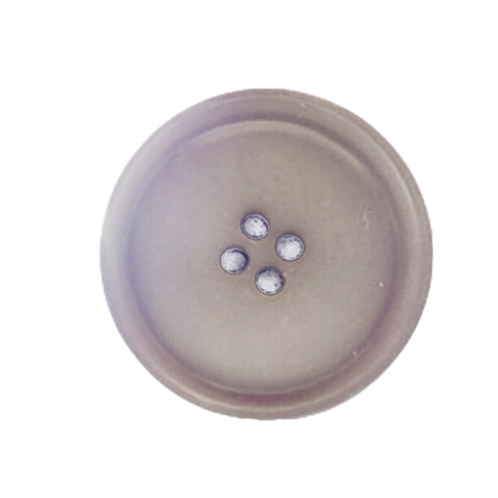 Button 853761SB Bisque Lilac Rounded Rim 23mm