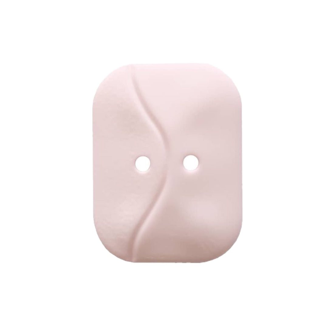 Button 334808 Square Pink 23mm