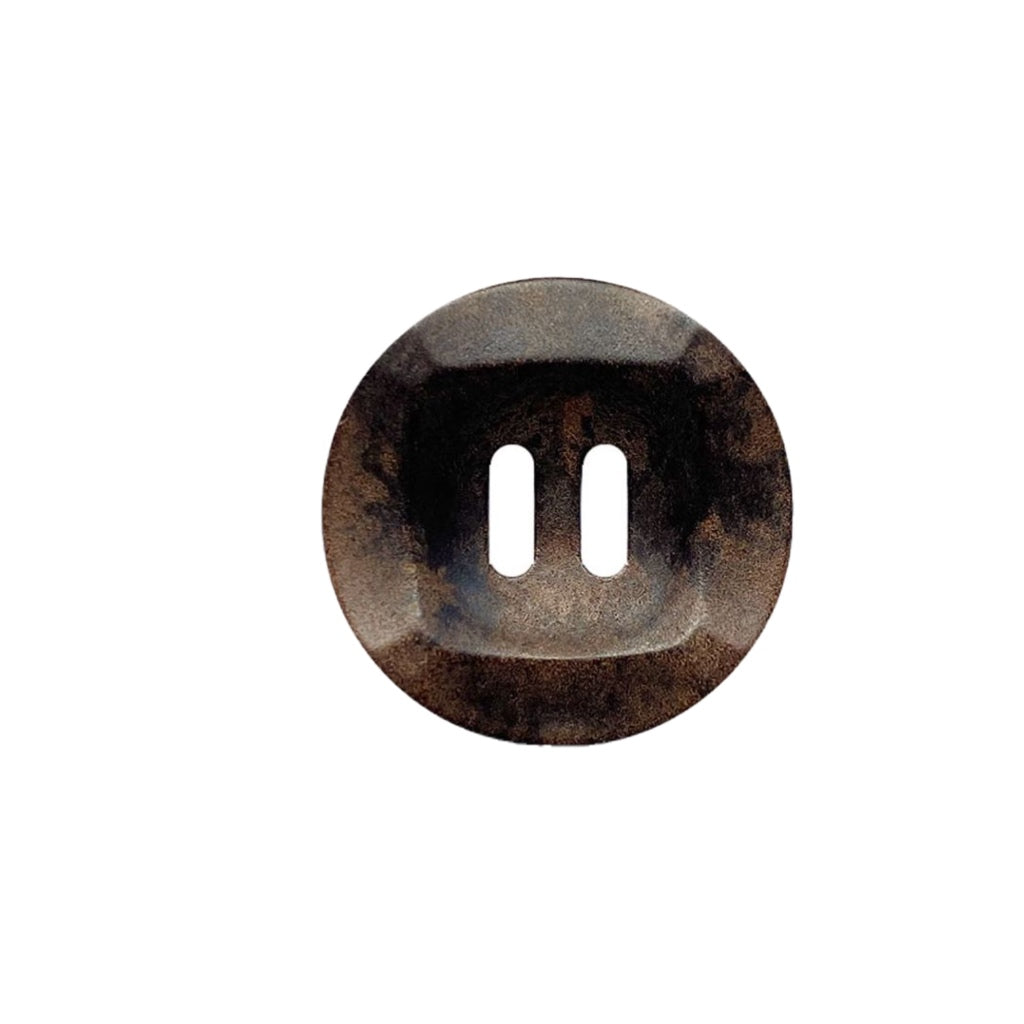 Button 331245 Round Wood Brown 20mm