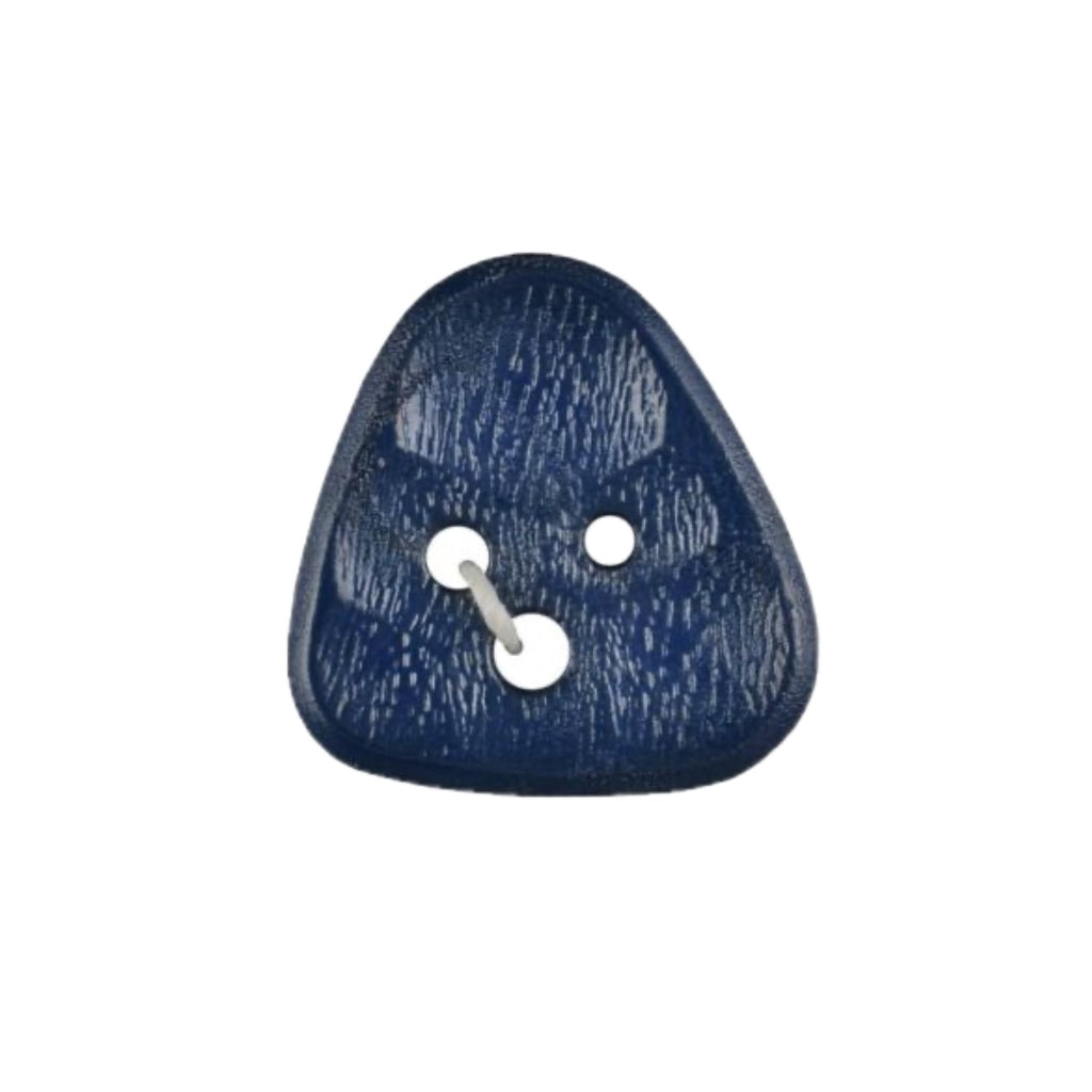 Button 283803 Triangle 20mm Blue