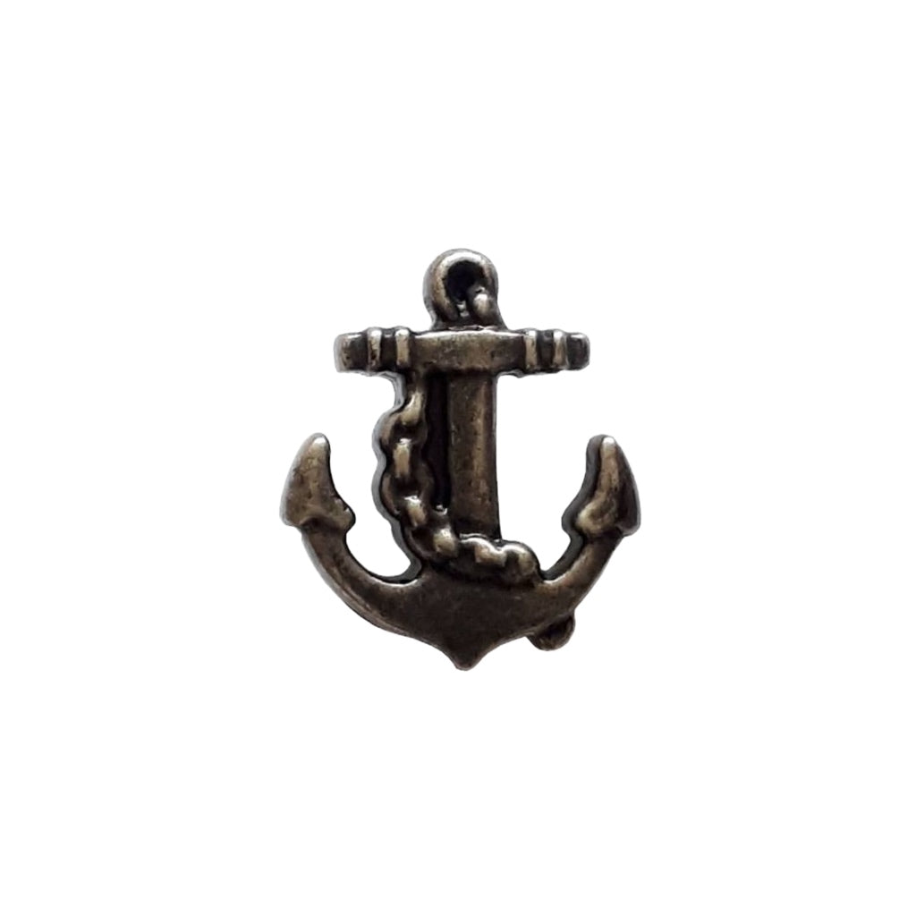 Button 311028 Anchor Metal 18mm