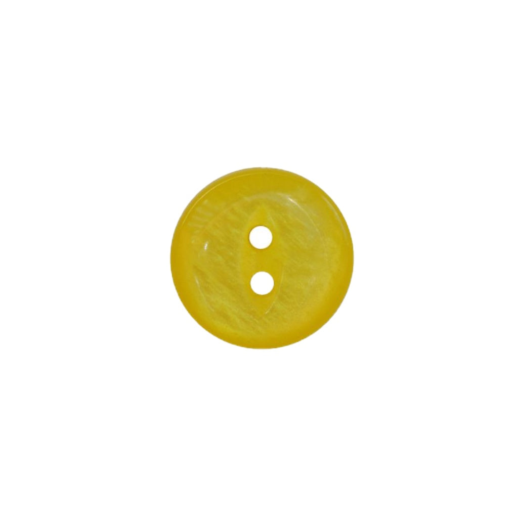 Button 247812 Round Yellow 13mm