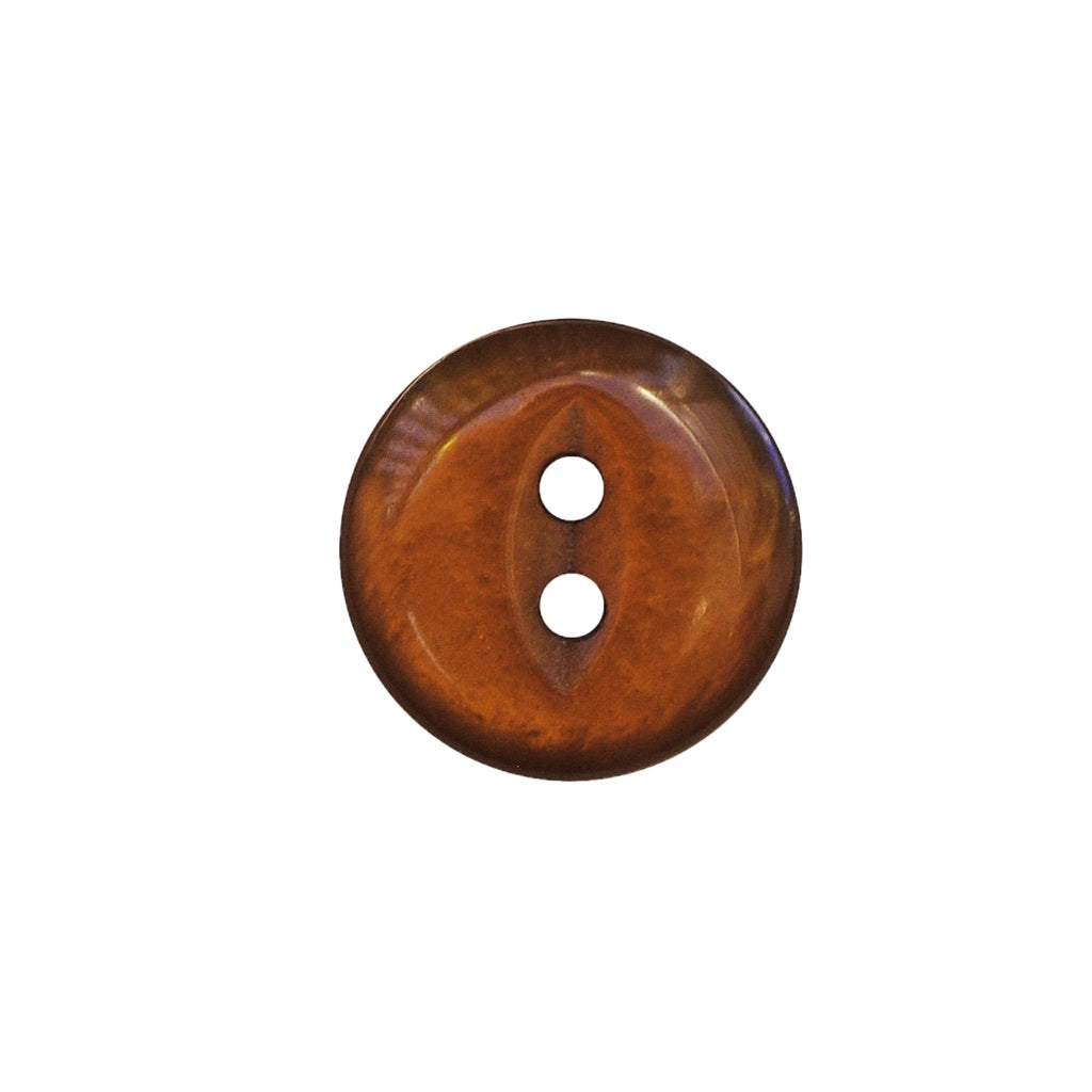Button 247803 Round Brown 13mm