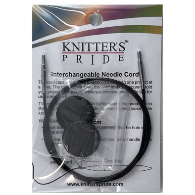 Circular Needle Cord KP  80cm Silver