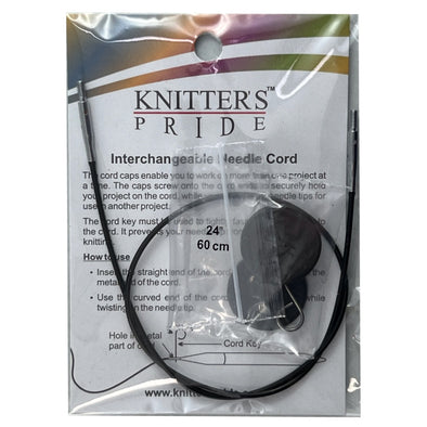 Circular Needle Cord KP  60cm Silver
