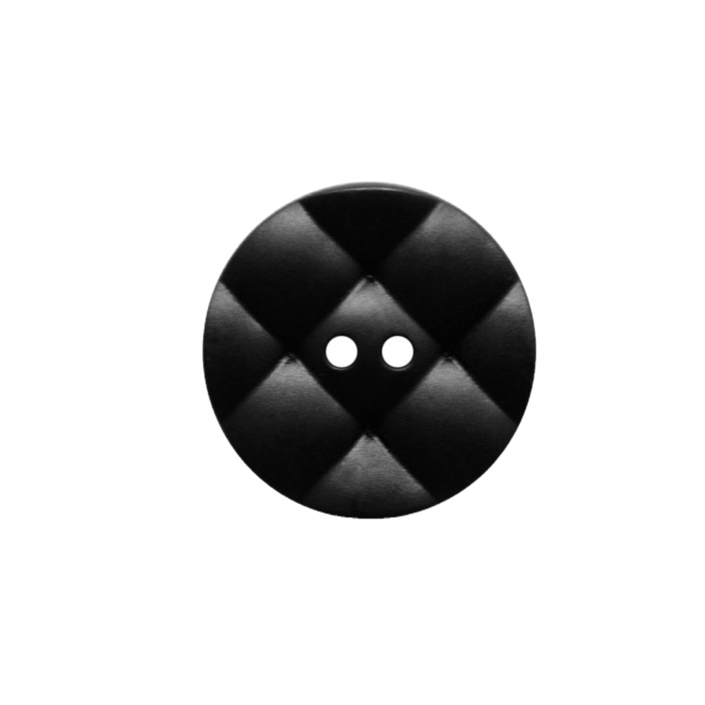 Button 311111 Pillow-Shaped Surface Black 18mm