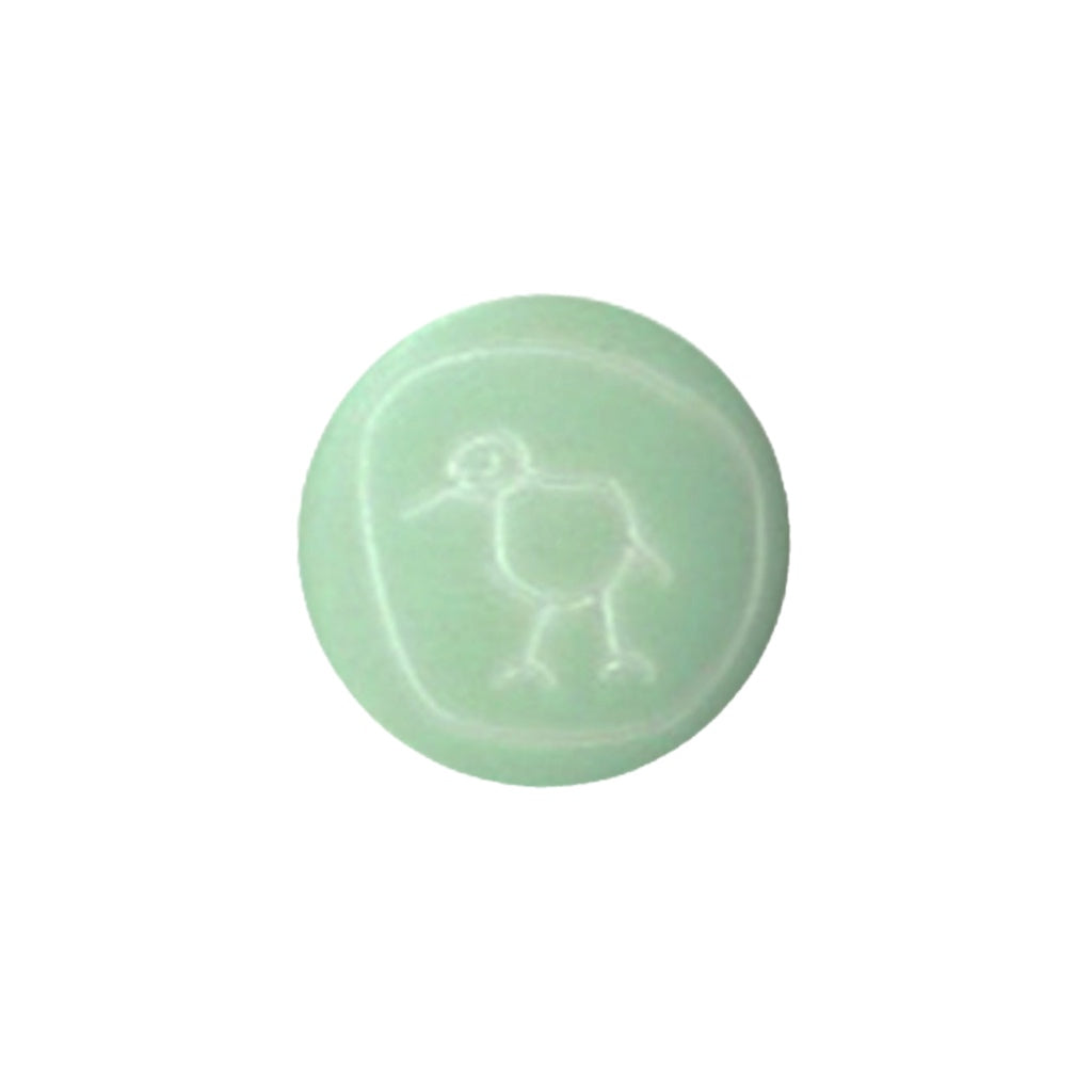 Button 952520T Teal Baby Kiwi 15mm