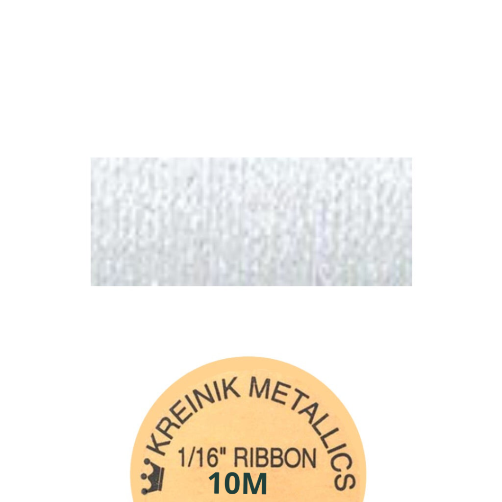 KM 1/16” Ribbon 032 Pearl 10m