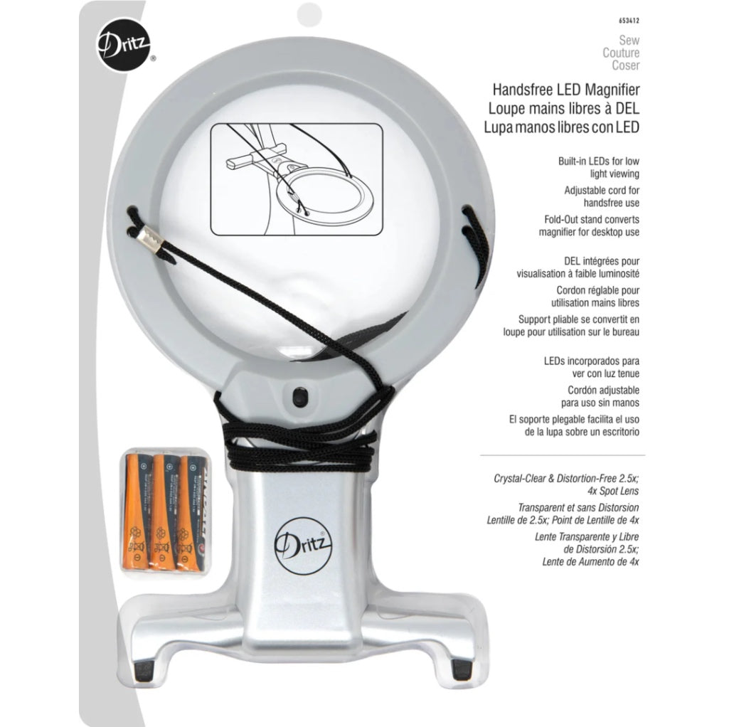 Magnifier with LED Light Dritz 653412