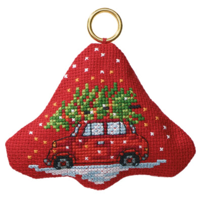 Permin 01-1290 Car Christmas Tree Ornament
