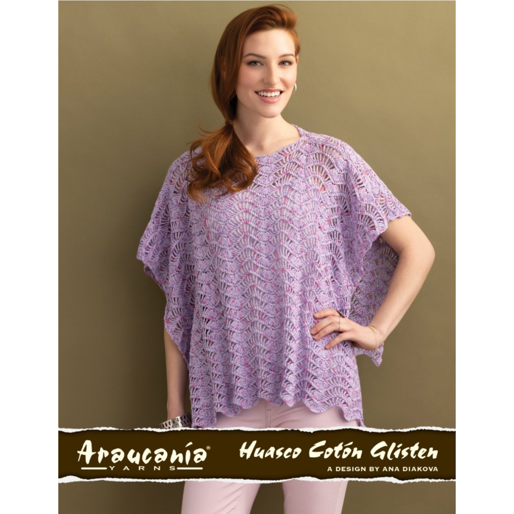 Araucania 135-03 Huasco Glisten Crochet Poncho