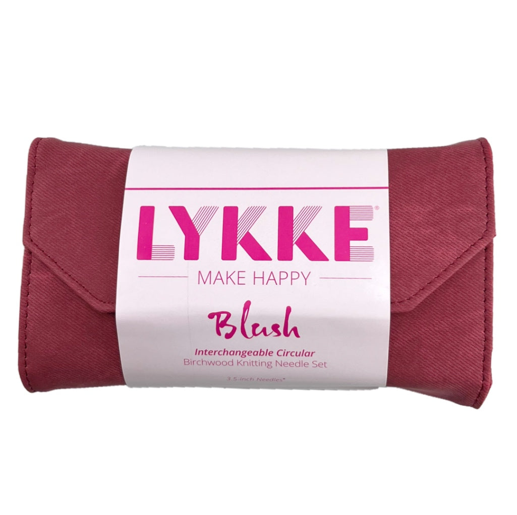 Circular Needle Gift Set LYKKE Blush 3.5" - Crimson