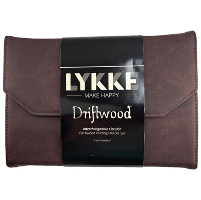 Circular Needle Gift Set LYKKE Driftwood 5” - Cacao
