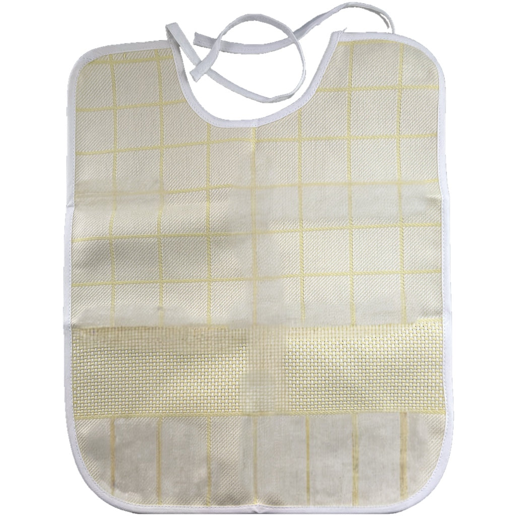 Bib for Cross Stitch - Yellow