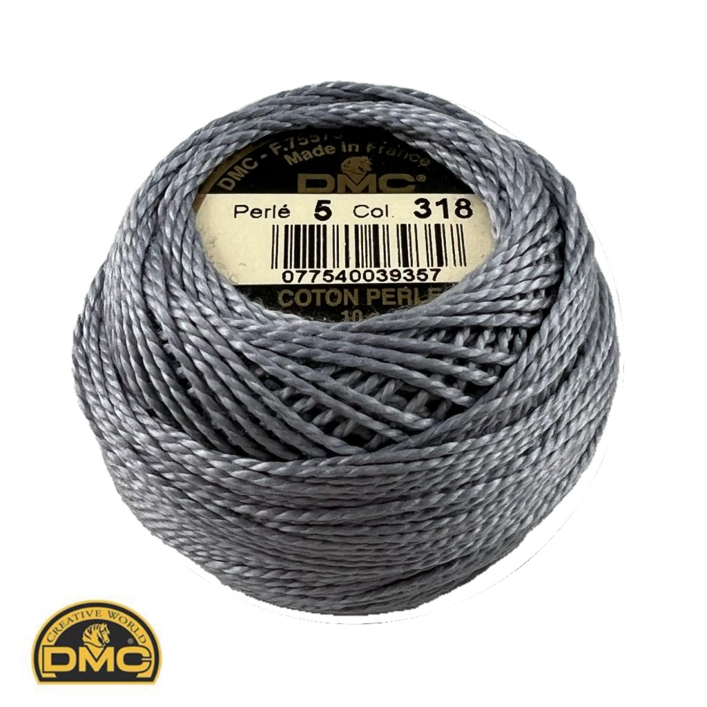 Perle  5  318 Steel Grey Lt Ball