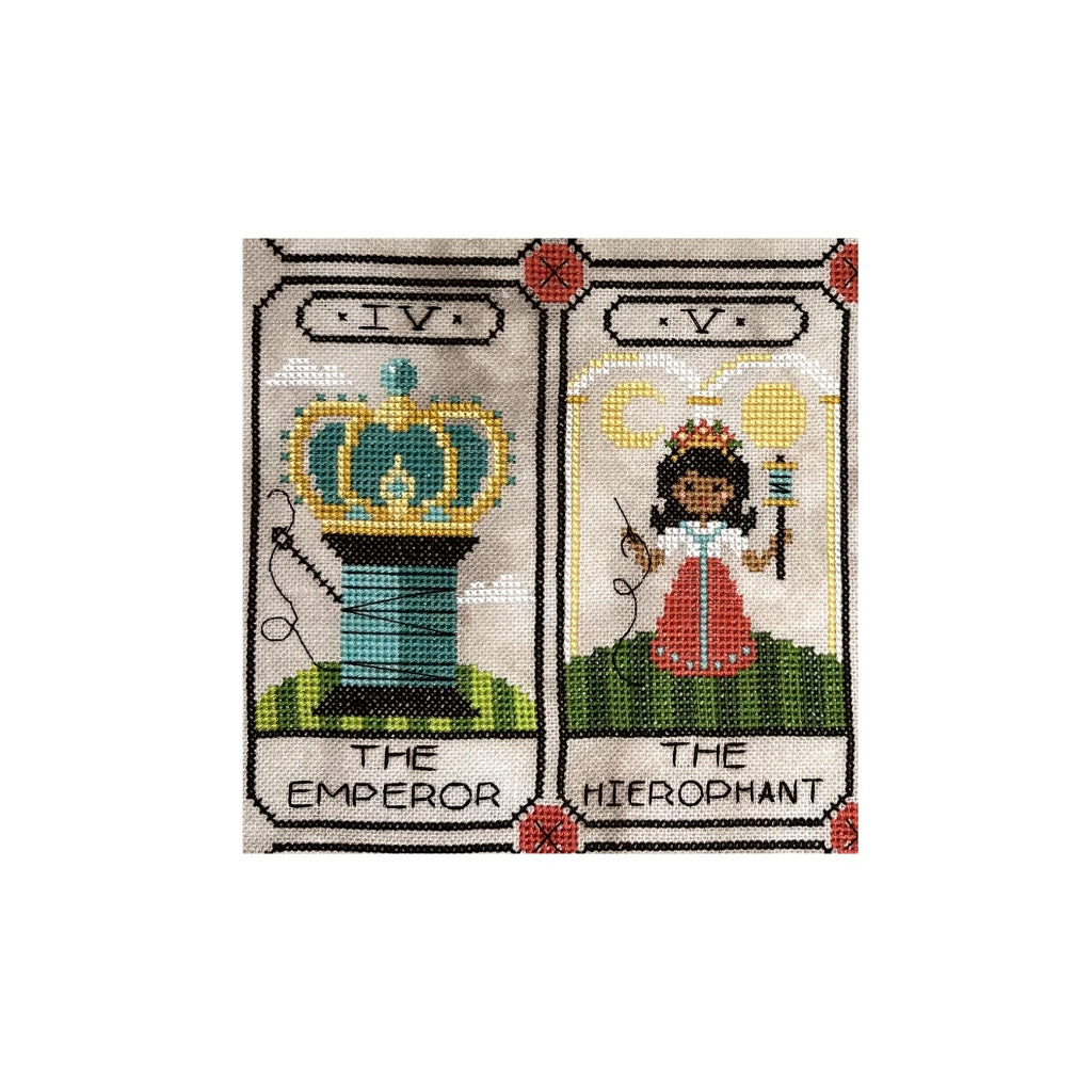 Tiny Modernist Tarot P.  3 of 11 for Stitches IV & V