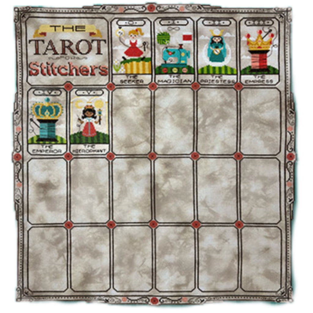 Tiny Modernist Tarot P.  3 of 11 for Stitches IV & V