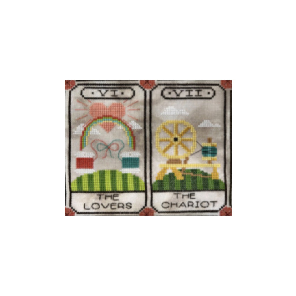 Tiny Modernist Tarot P.  4 of 11 for Stitches VI & VII