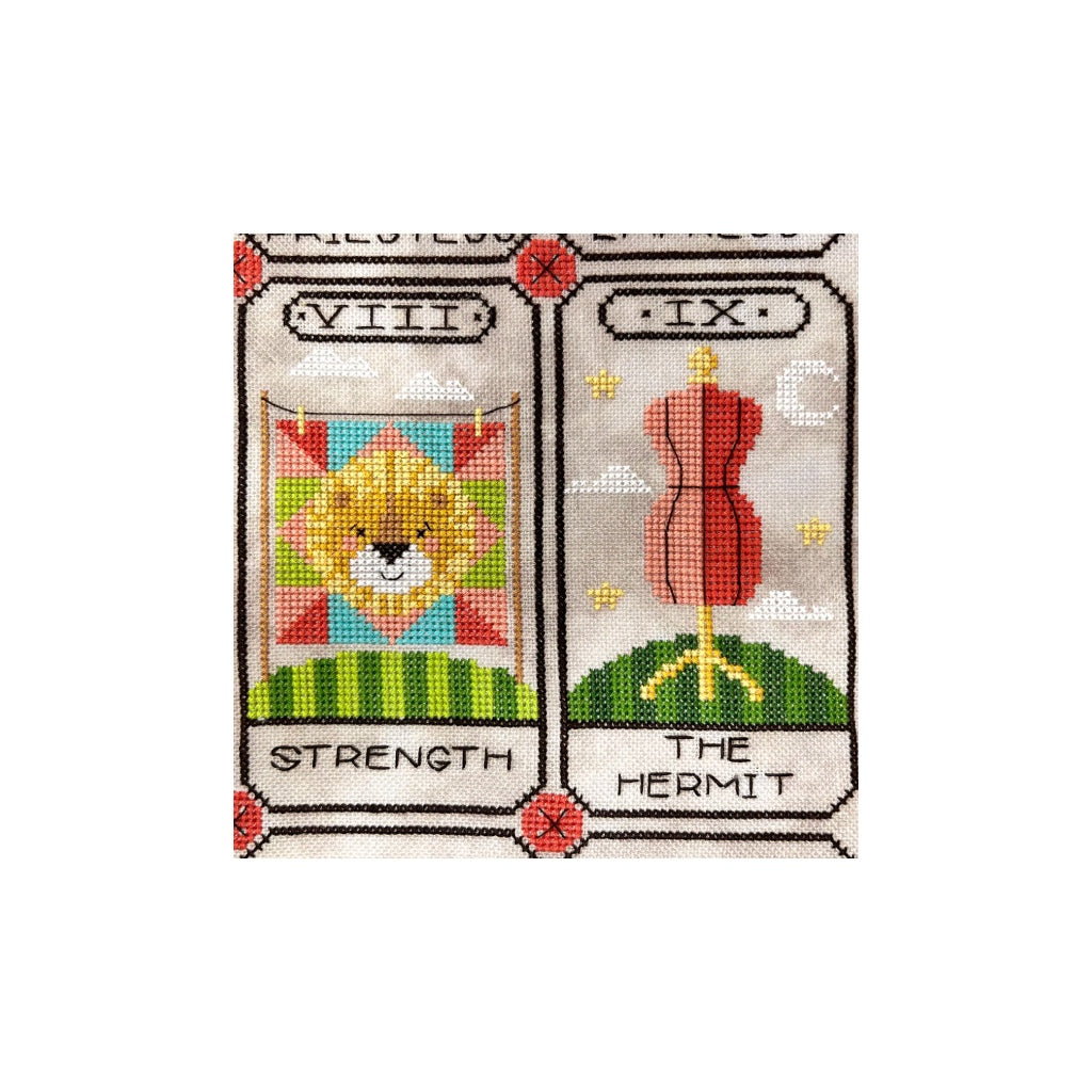 Tiny Modernist Tarot P.  5 of 11 for Stitches VIII & IX
