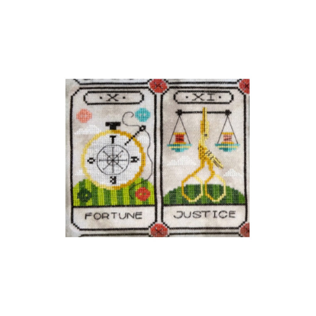 Tiny Modernist Tarot P.  6 of 11 for Stitches X & XI