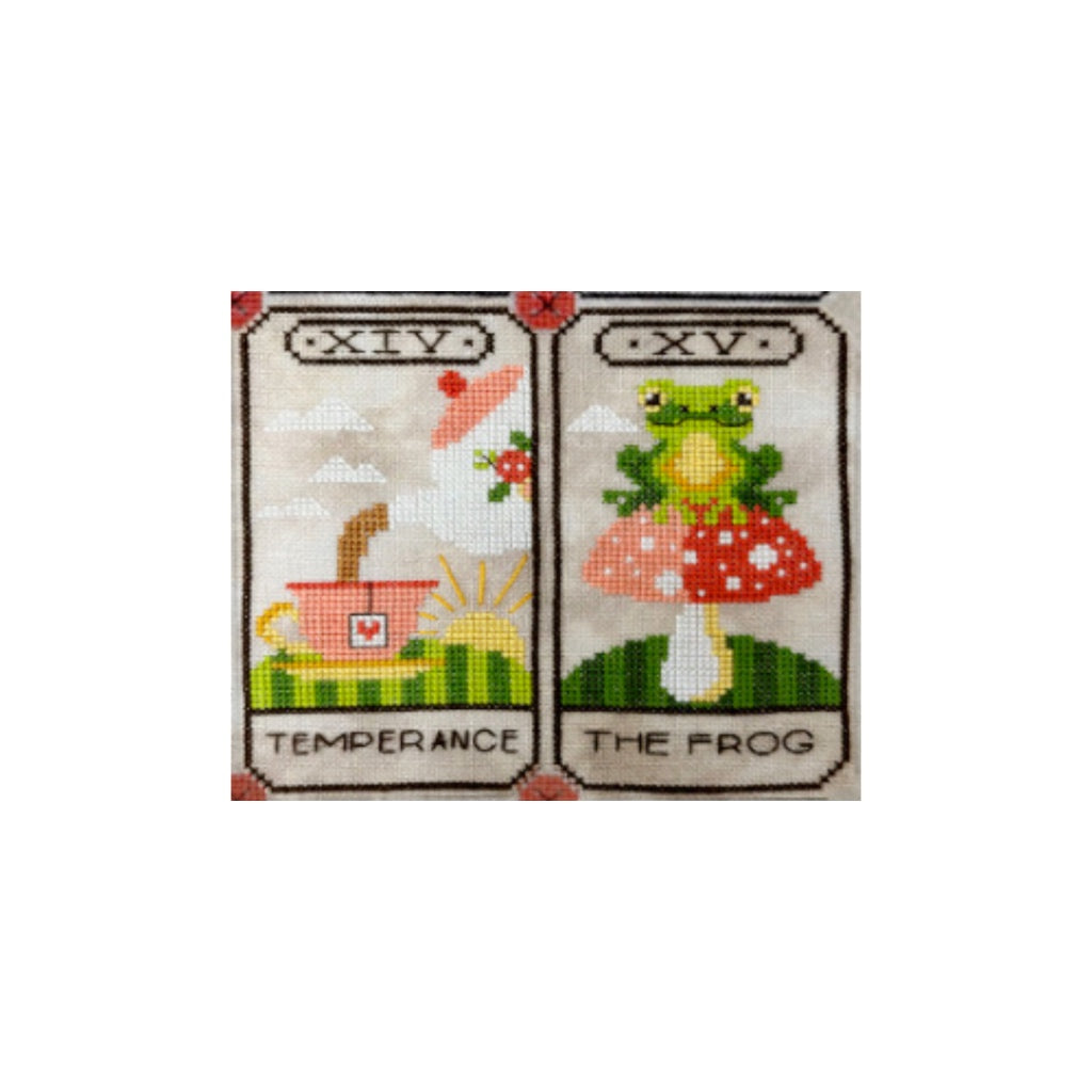 Tiny Modernist Tarot P.  8 of 11 for Stitches XIV & XV