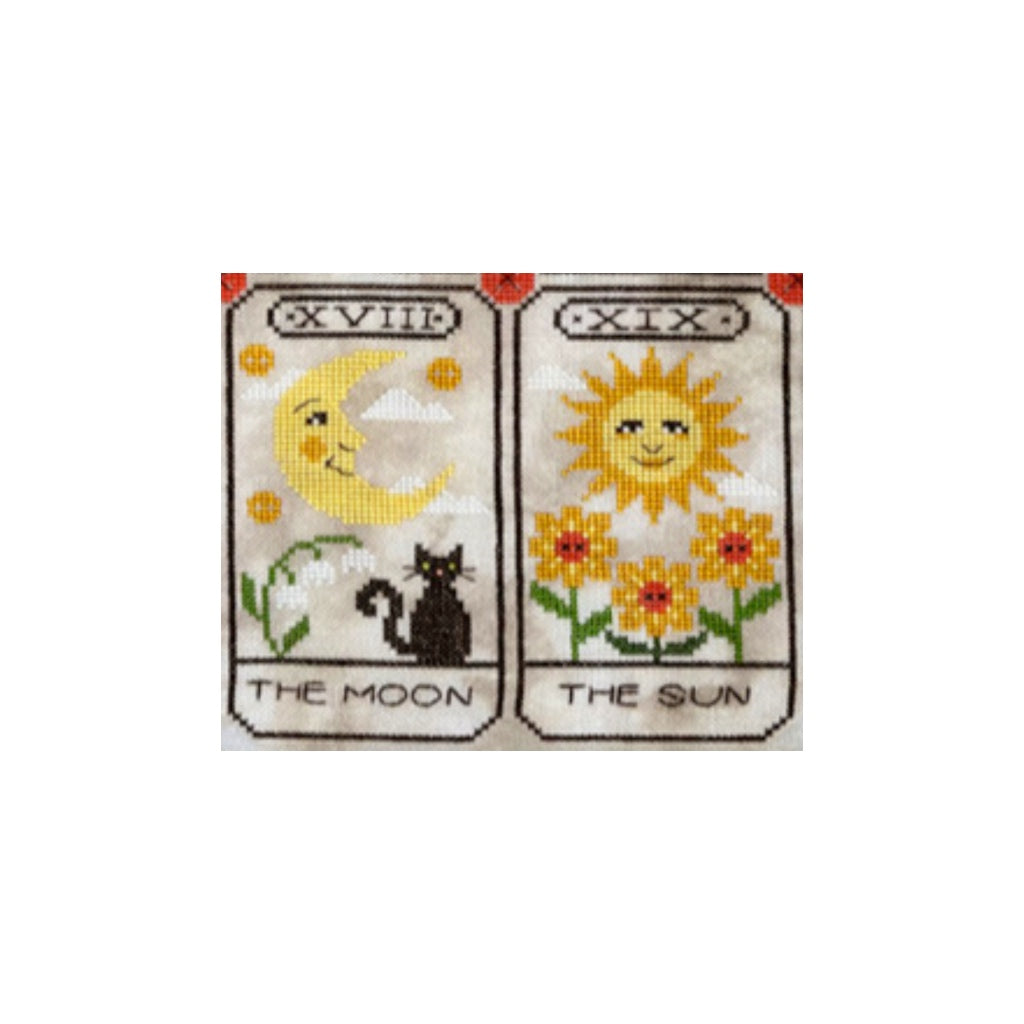 Tiny Modernist Tarot P. 10 of 11 for Stitches XVII & XIX