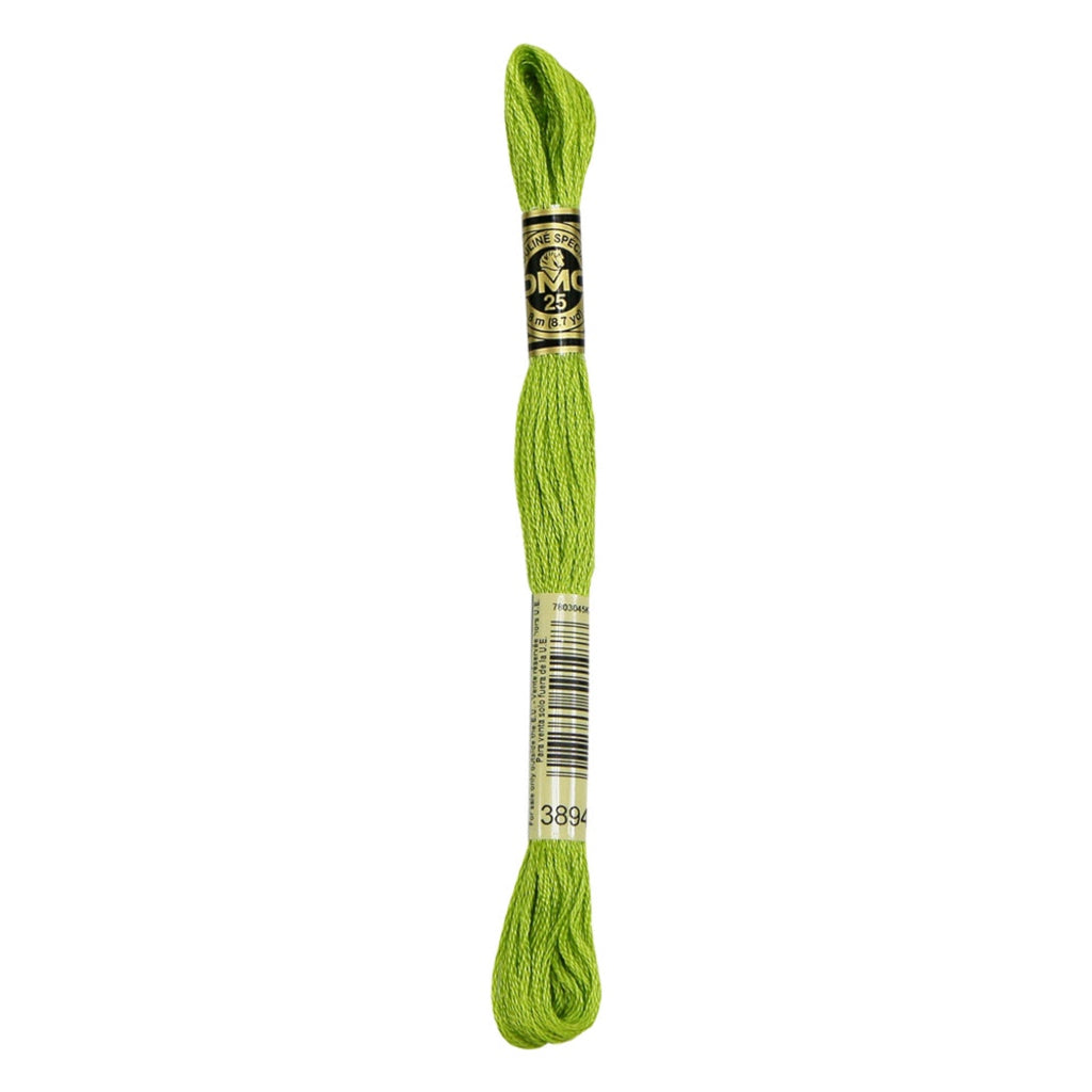 DMC Floss 3894 Parrot Green vy lt