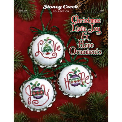 Stoney Creek Leaflet 624 Christmas Love Joy and Hope Ornaments