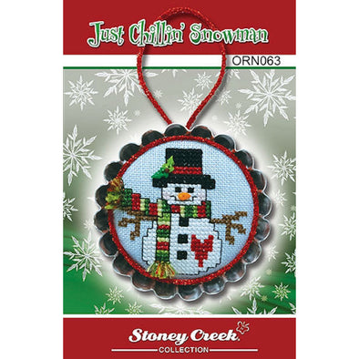 Stoney Creek Ornament 063 Just Chilling Snowman