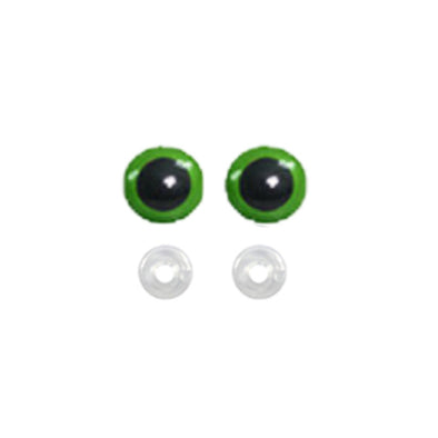 Eyes Shank 14mm Green