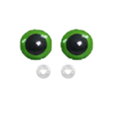 Eyes Shank 20mm Green