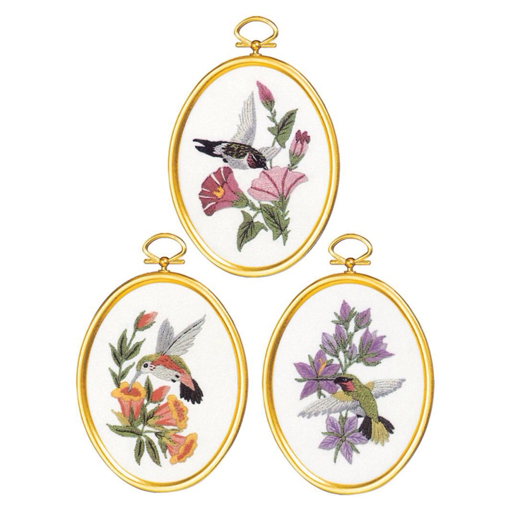 Jan 004-0864 Hummingbirds Set of 3