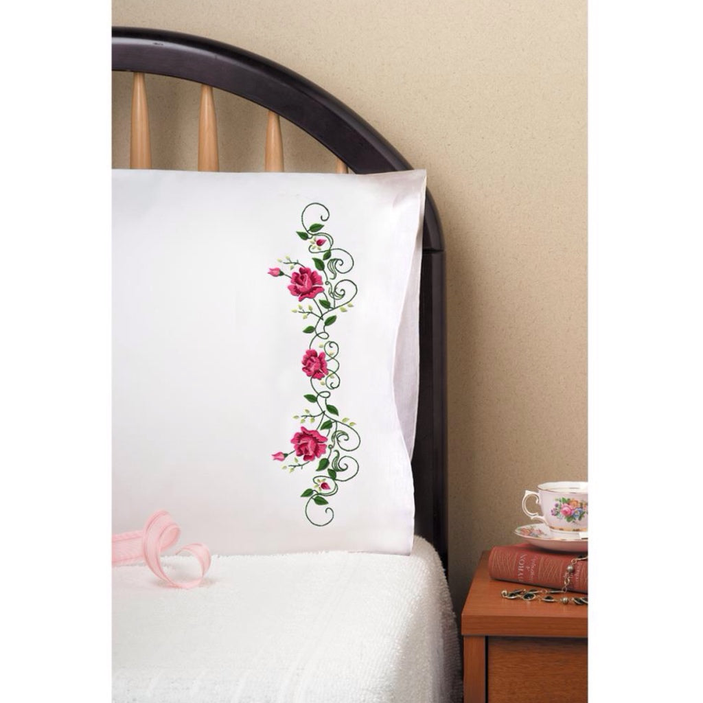 Tobin T232153 Rose Vine Pillow Cases