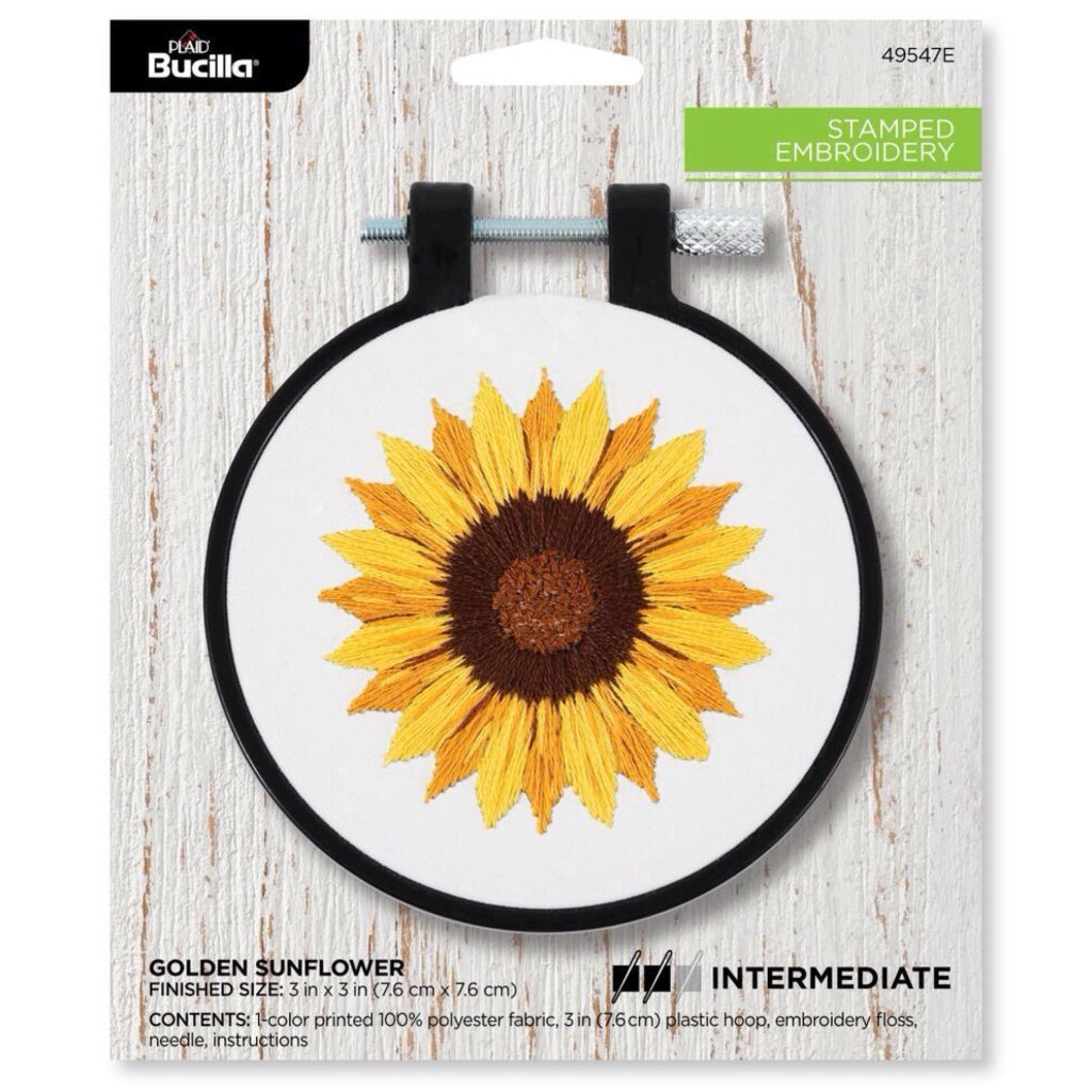 Buc 49547E Golden Sunflower Embroidery