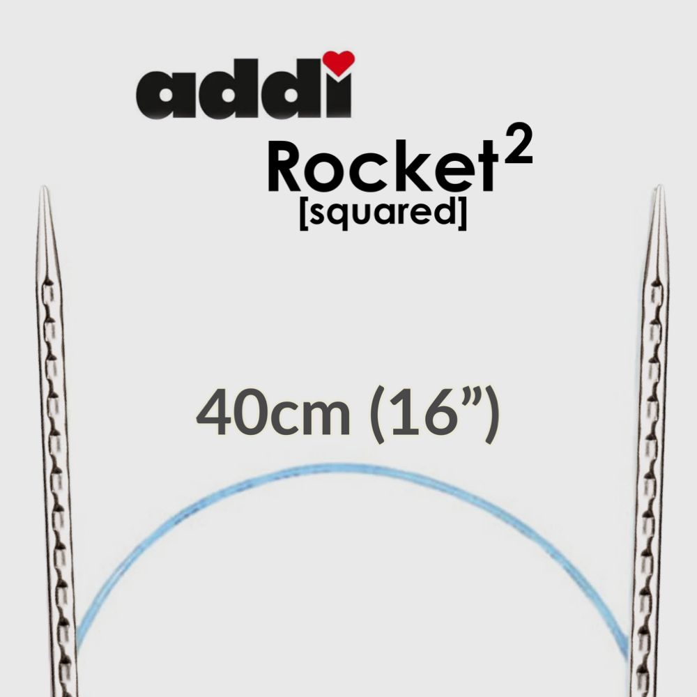 Circular Needle  40cm Addi Rocket² [squared]