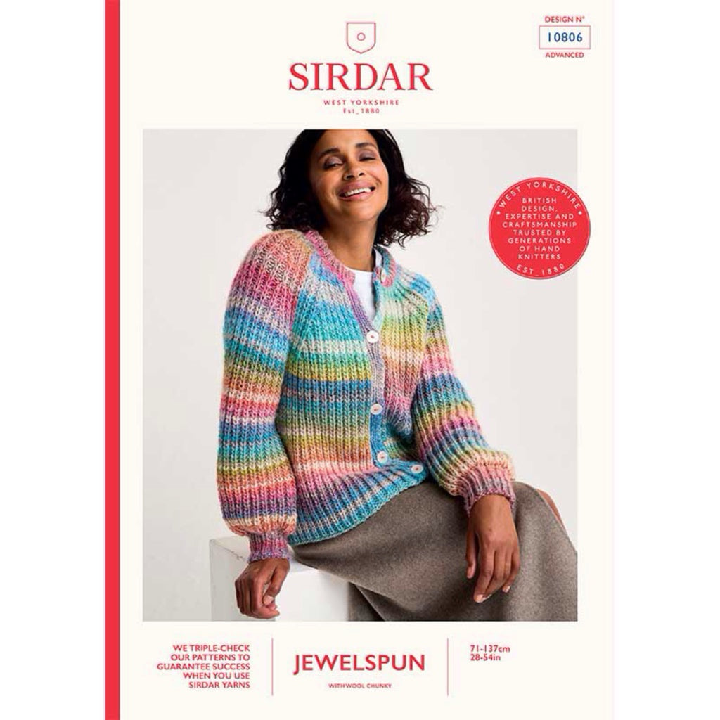 Sirdar 10806 Jewelspun Cardigan