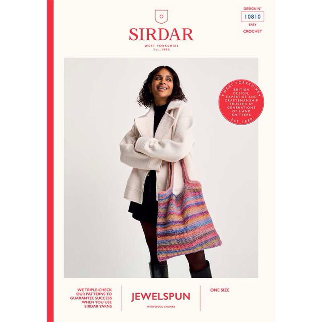 Sirdar 10810 Jewelspun Chunky Bag Crochet