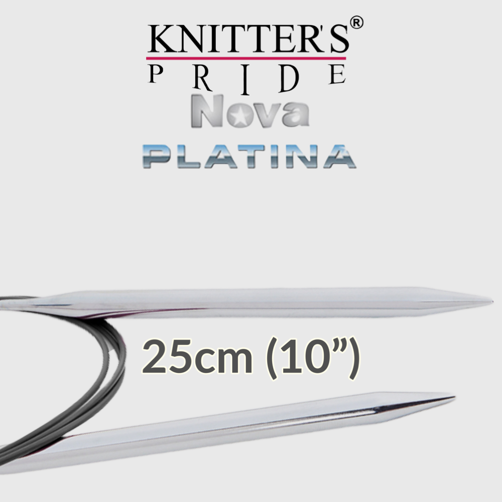 Circular Needle  25cm KP Nova Platina