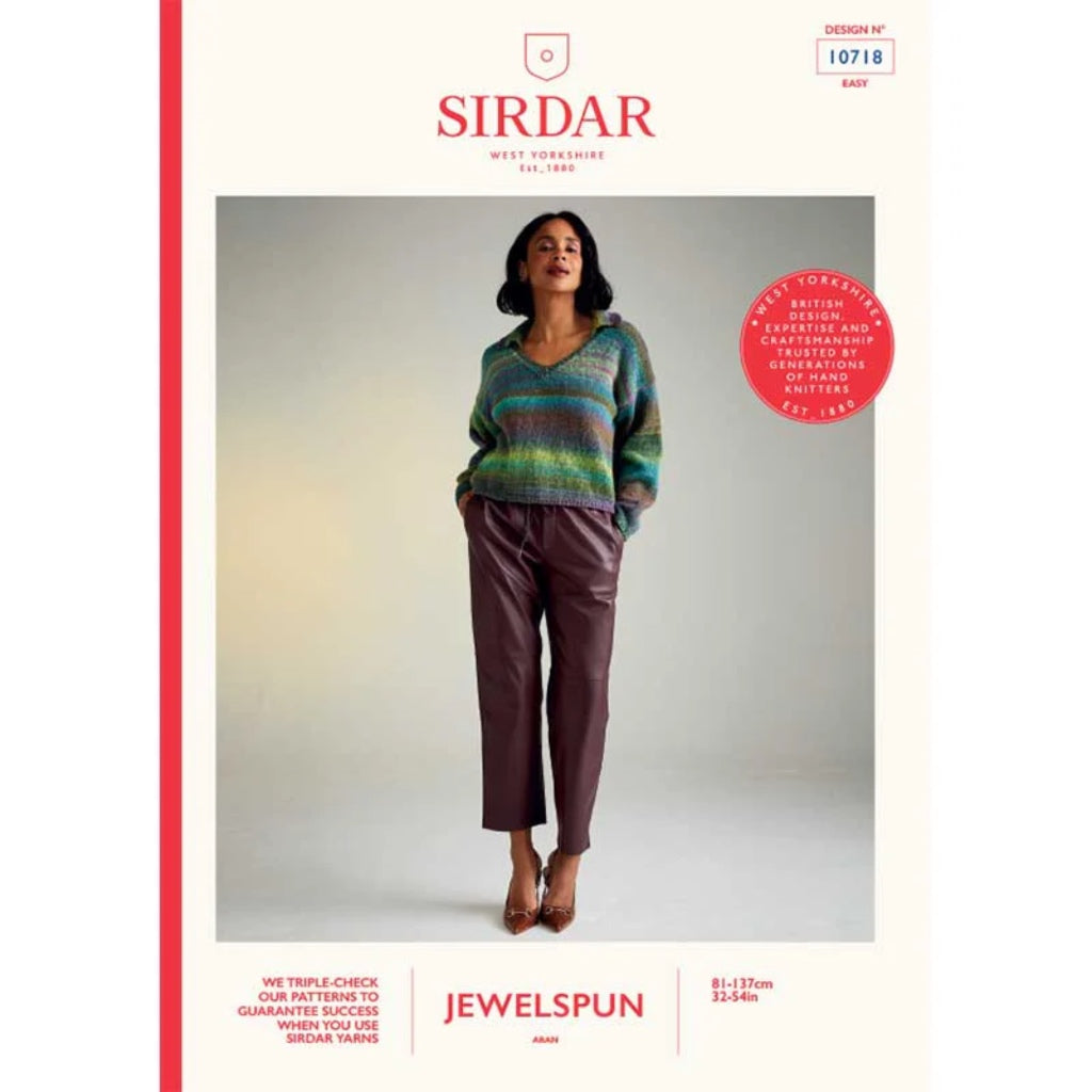 Sirdar 10718 Jewelspun Sweater
