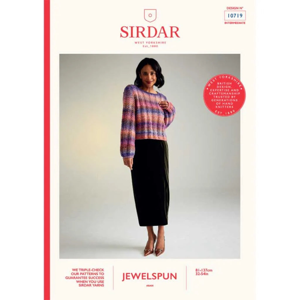 Sirdar 10719 Jewelspun Sweater