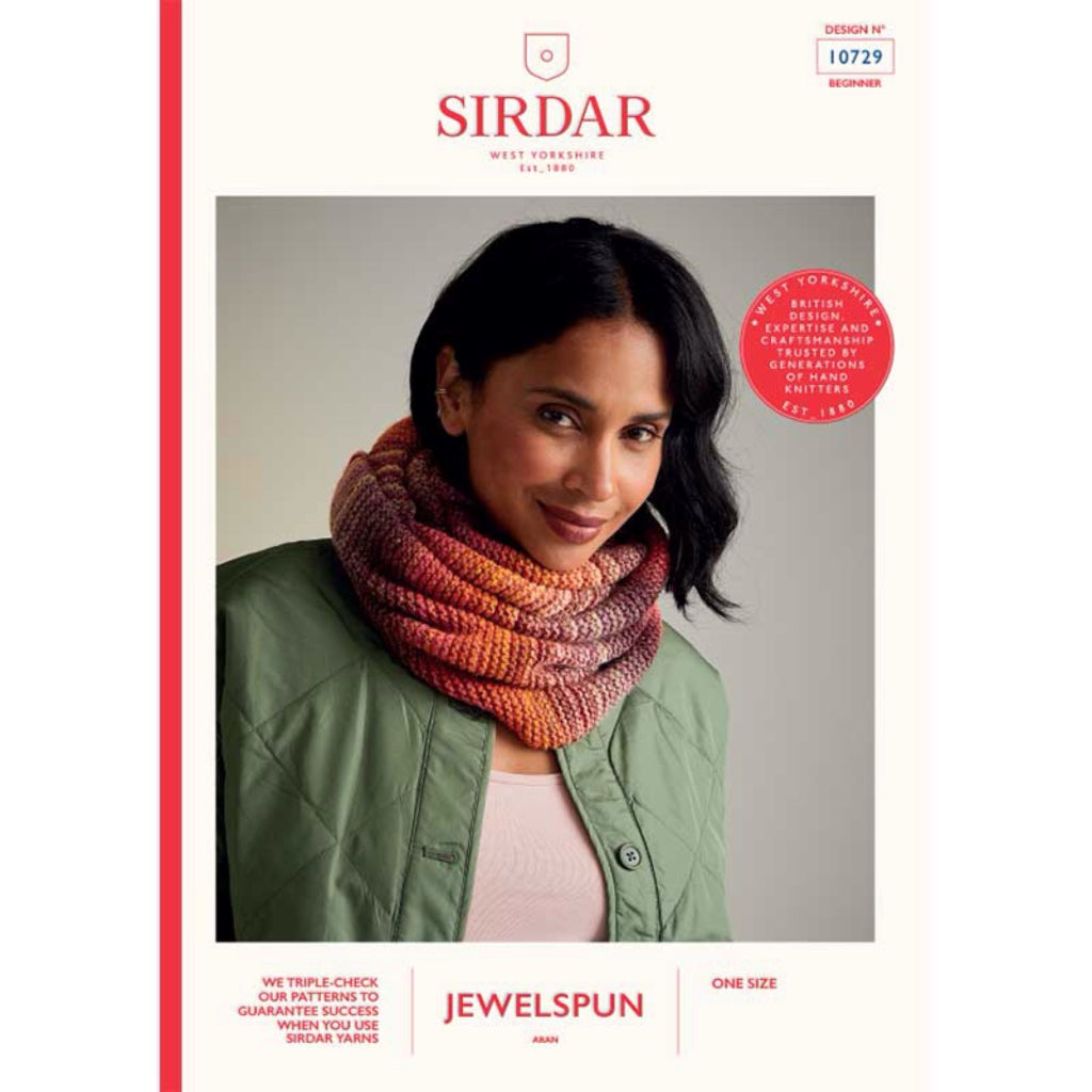 Sirdar 10729 Jewelspun Cowl
