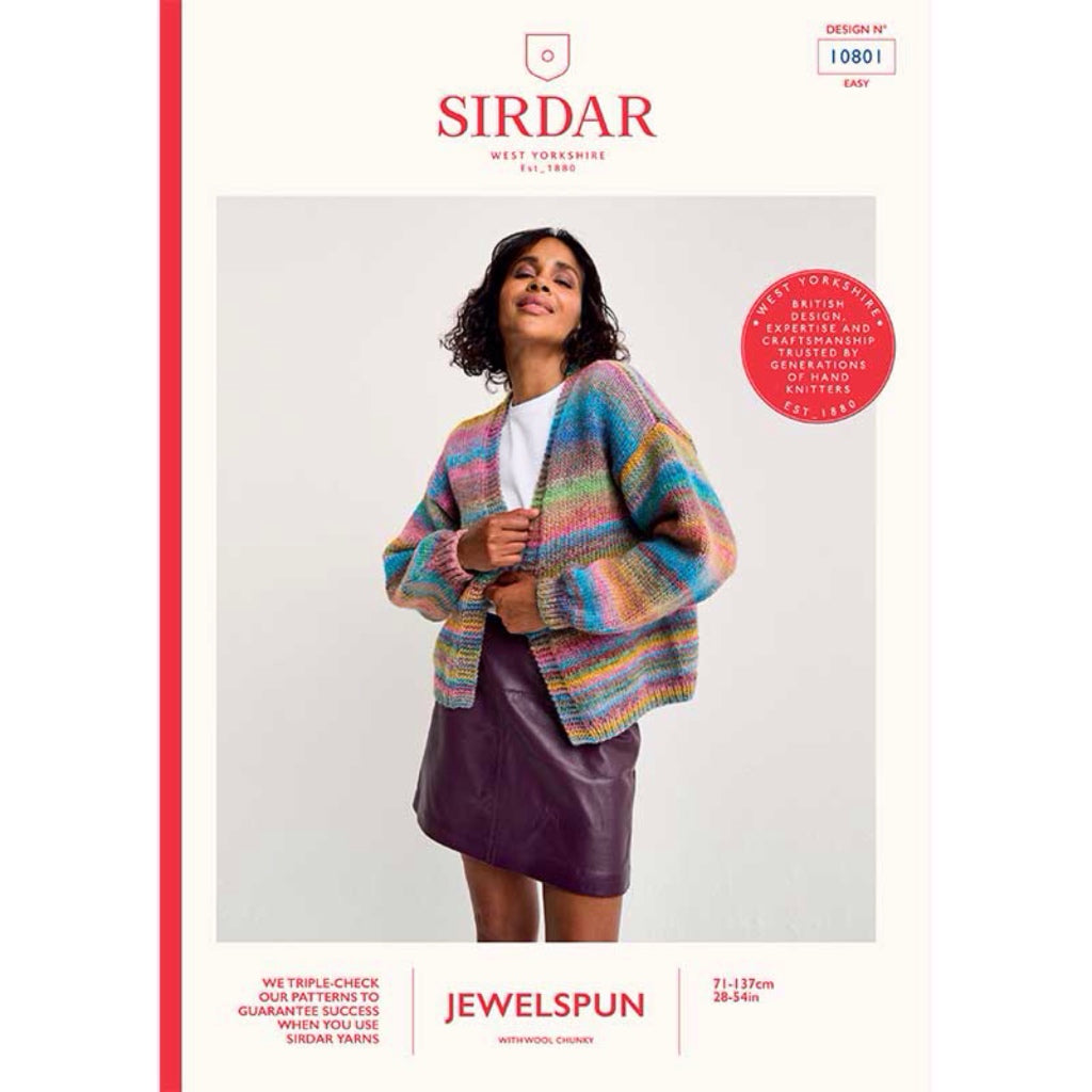 Sirdar 10801 Jewelspun Cardigan