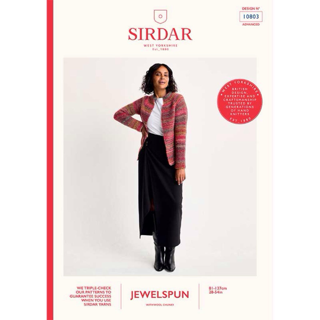 Sirdar 10803 Jewelspun Chunky Jacket
