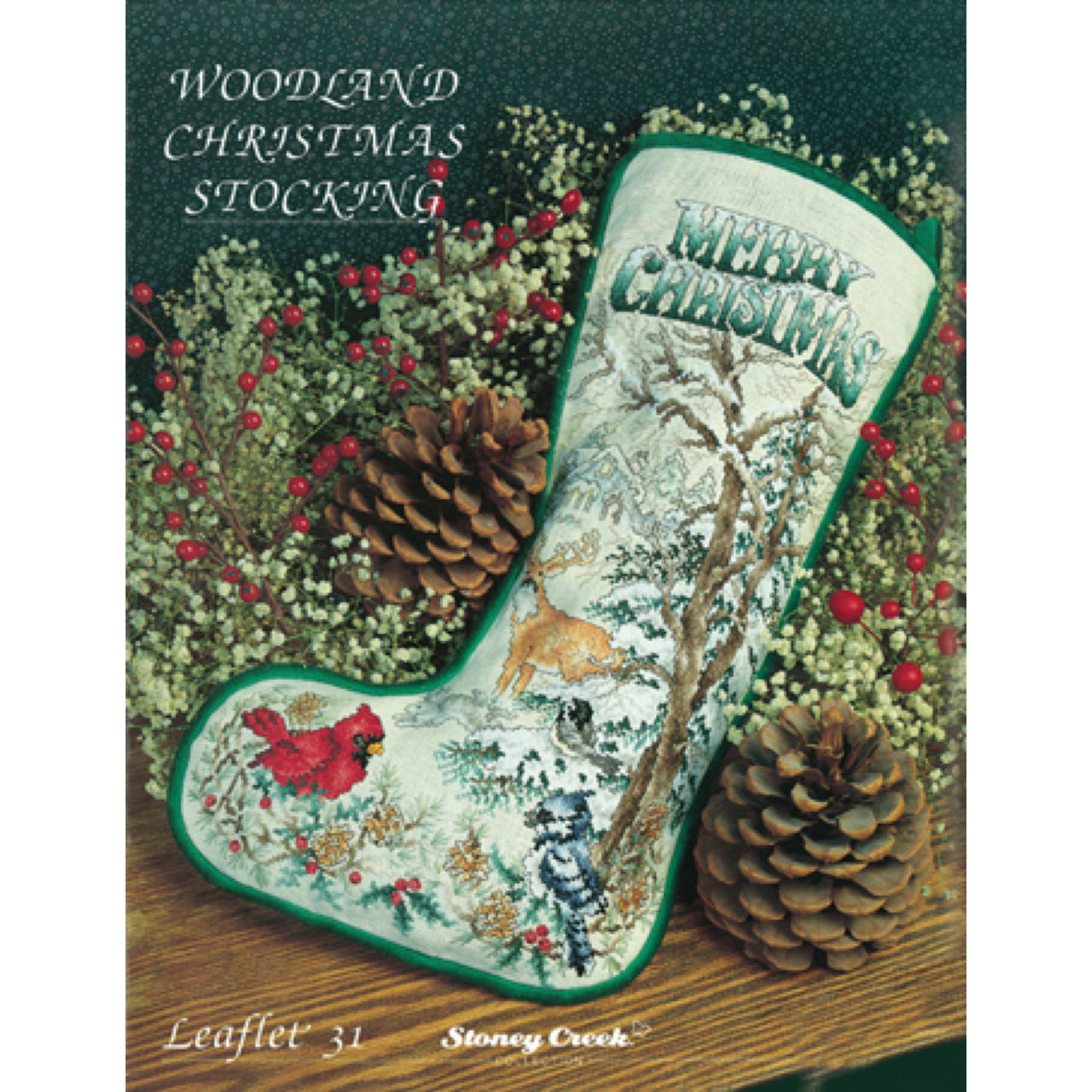 STCL 031 Woodland Christmas Stocking