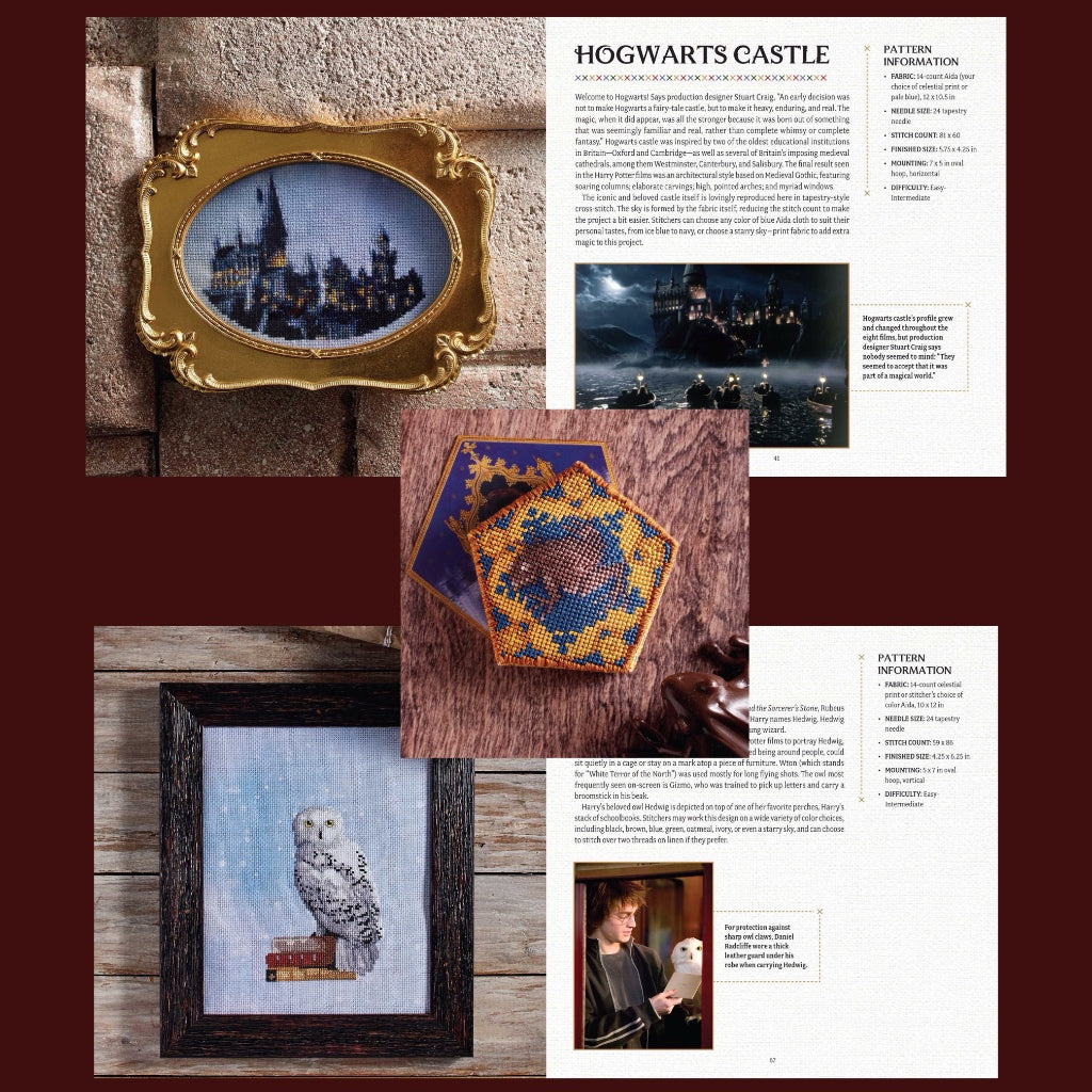 Harry Potter Hogwarts Book of Cross Stitch