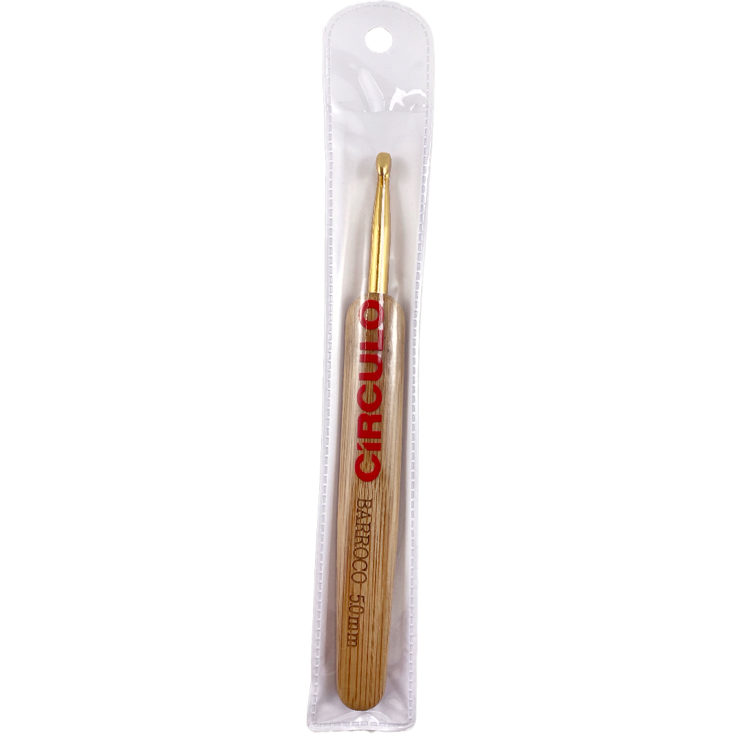 Crochet Hook  5.00mm Circulo  Bamboo Handle